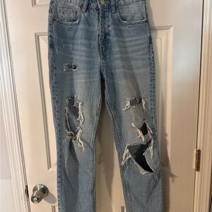 Zara Light Blue Denim Jeans